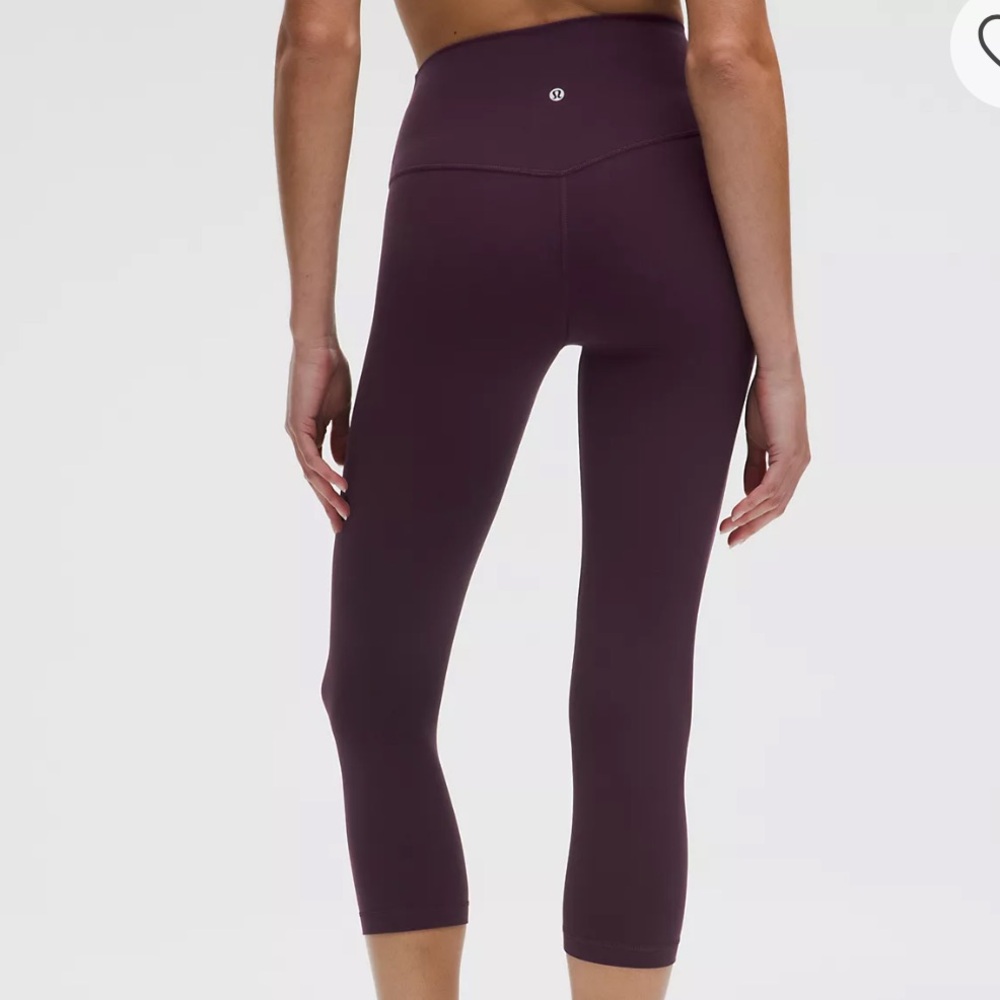 Lululemon Align 23” Crop Burgundy Highrise Legging